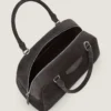 Antigona East-West-Bowling-Tasche aus Wildleder