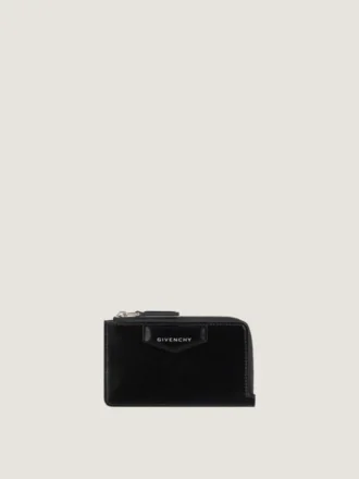 Antigona-Kartenetui mit Reißverschluss aus Box-Leder