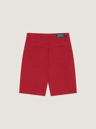 Bermudashorts aus überfärbtem Denim