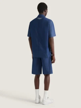 Bermudashorts aus Denim mit Couture-Naht und Givenchy-Stempel