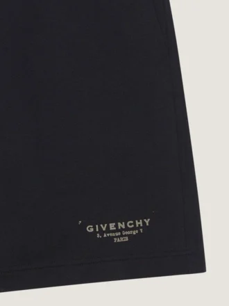 Bermudashorts aus Fleece mit Givenchy-Stempel-Print