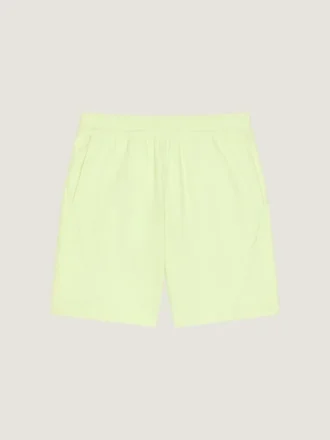 Bermudashorts mit Couture-Naht aus Fleece