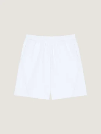 Bermudashorts mit Couture-Naht aus Fleece