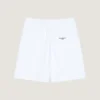 Bermudashorts mit Couture-Naht aus Fleece