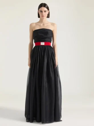 Bustier-Abendkleid aus Organza