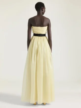 Bustier-Abendkleid aus Organza