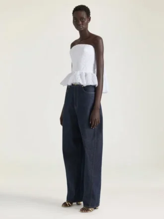 Bustier-Cape-Top aus Spitze