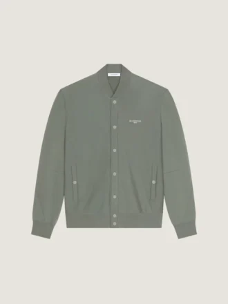 Couture-Cardigan mit Nahtverzierung aus Fleece, bestickt mit „Givenchy Paris“