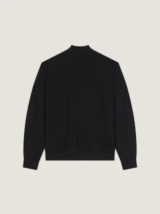 Couture-Cardigan mit Nahtverzierung aus Fleece, bestickt mit „Givenchy Paris“