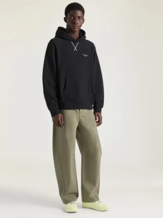 Couture-Hoodie mit Fleece und Stickerei „Givenchy Paris“