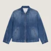 Couture-Jacke mit Nahtdetails aus dunkelblauem Denim