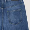 Couture Seam Dunkelblaue Jeans
