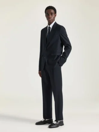 Dekonstruierte Einreiherjacke aus Flanell