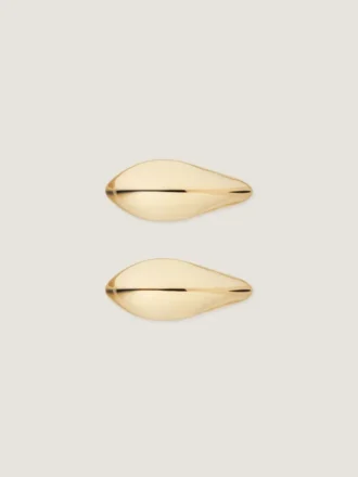 Earcuffs mit Ahornblatt-Motiv aus Metall