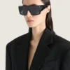 Eckige Sonnenbrille aus Acetat