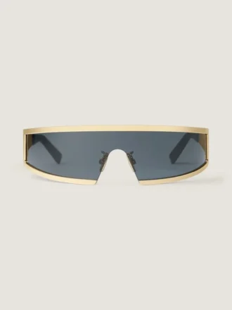 Eckige Sonnenbrille aus Metall