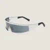 Eckige Sonnenbrille aus Metall