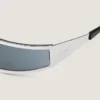 Eckige Sonnenbrille aus Metall