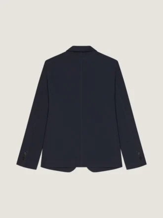 Einreihige, dekonstruierte Jacke aus Baumwolle