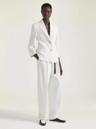 Einreihige Jacke aus Wolle