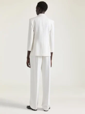 Einreihige Jacke aus Wolle