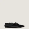 Flache Ballerinas aus Satin