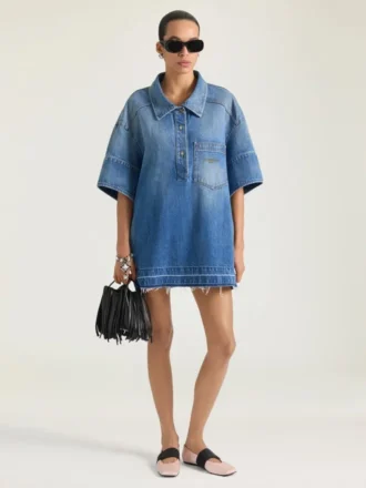 Flache Ballerinas aus Satin