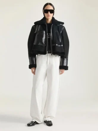 Fliegerjacke aus Lammfell