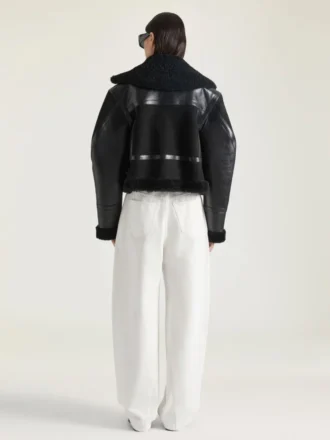 Fliegerjacke aus Lammfell