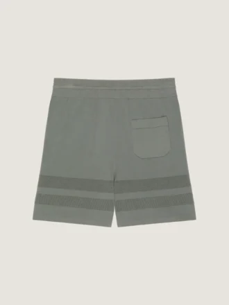 Gestrickte Shorts mit Mesh-Details