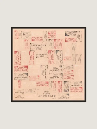 Givenchy-Stempel-Schal aus Seide