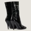 Givenchy-Stiefeletten aus Leder mit quadratischem Schaft und Givenchy-Logo