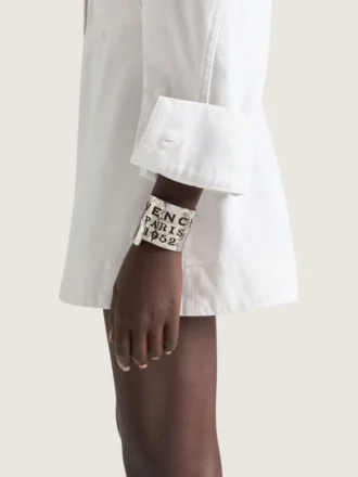 Givenchy Tape-Armband aus Metall und Emaille