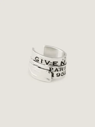 Givenchy Tape Earcuff aus Metall und Emaille