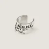 Givenchy Tape Earcuff aus Metall und Emaille