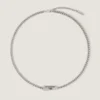 Givenchy Tape Halskette aus Metall und Emaille Givenchy Tape Halskette aus Metall und Emaille