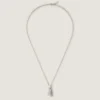 Givenchy Tape Halskette aus Metall und Emaille Givenchy Tape Halskette aus Metall und Emaille