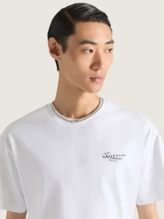 Givenchy Tape Halskette aus Metall und Emaille