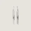Givenchy Tape Ohrringe aus Metall und Emaille Givenchy Tape Ohrringe aus Metall und Emaille