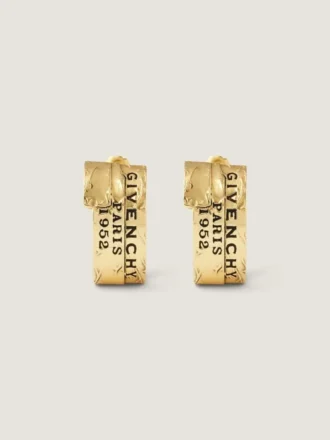 Givenchy Tape Ohrringe aus Metall und Emaille