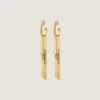 Givenchy Tape Ohrringe aus Metall und Emaille Givenchy Tape Ohrringe aus Metall und Emaille