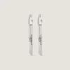 Givenchy Tape Ohrringe aus Metall und Emaille Givenchy Tape Ohrringe aus Metall und Emaille