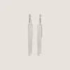 Givenchy Tape Ohrringe aus Metall und Emaille Givenchy Tape Ohrringe aus Metall und Emaille