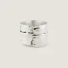 Givenchy Tape Ring aus Metall und Emaille