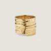 Givenchy Tape Ring aus Metall und Emaille
