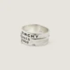 Givenchy Tape Ring aus Metall und Emaille