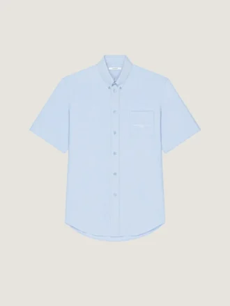 Hemd aus Baumwoll-Oxford mit Givenchy Paris-Jacquard