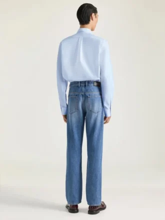 Hemd aus Baumwoll-Oxford mit Givenchy Paris-Jacquard