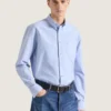 Hemd aus Baumwoll-Oxford mit Givenchy Paris-Stickerei