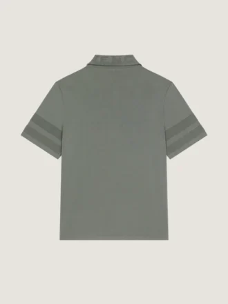 Hemd aus Baumwollstrick mit Mesh-Details